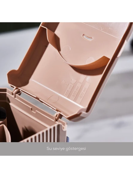 KARACA Mono Personal Filtre Kahve Makinesi ve Inox Kişisel Termos Hediyeli Beige - Resim 5