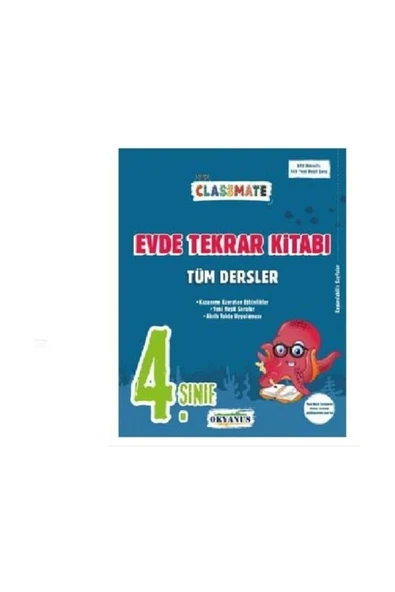 4. Sınıf Classmate Tüm Dersler Evde Tekrar Kitabı ürün görseli