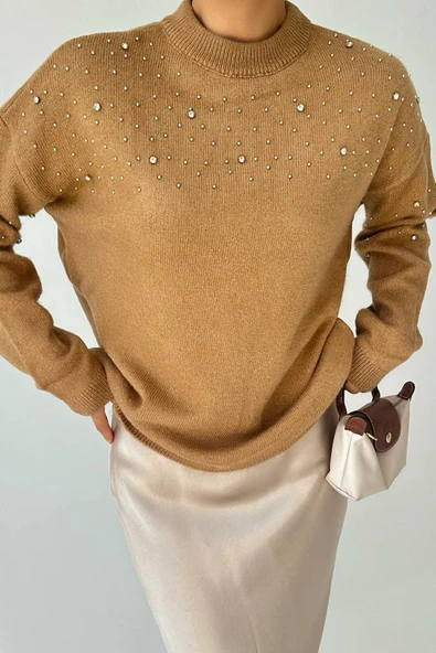 TK231106 QUSTYLE KAZAK DAĞINIK TAŞLI - Resim 6