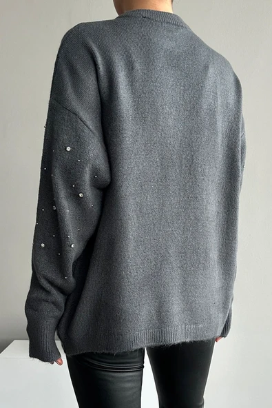 TK231106 QUSTYLE KAZAK DAĞINIK TAŞLI - Resim 9