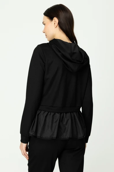 46702 ONTEKS ALTI NPARAİÜT KUMAŞ KAPİŞONLU MONT - Resim 4