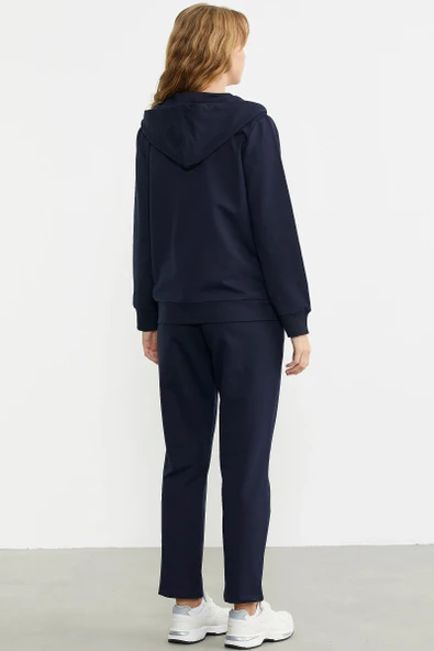 24K2207-76382 SEMENTA FERMUAR KAPAMALI KAPÜŞONLU EŞOFMAN TAKIMI - Resim 8