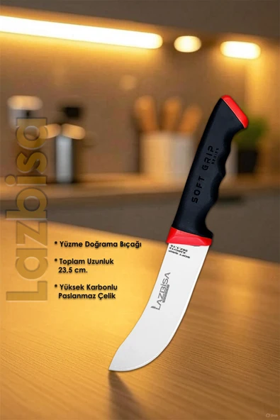 Soft Serisi Mutfak Bıçak Seti Et Ekmek Sebze Pizza Salata Börek Şef Bıçağı 5 Li Set HDS-17 - Resim 6