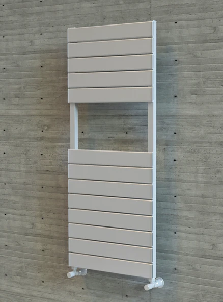 Lojimax Alüminyum Dekoratif Havlupan Zeus Plus 1400x500mm 15 Dilim Dokulu Beyaz|1029 W Yüksek Isıl Güç | 5 Yıl Üretici Garantisi ürün görseli