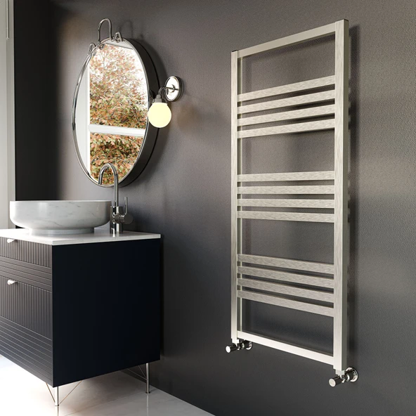 Lojimax Alüminyum Dekoratif Havlupan Perla Plus 1530x500mm 18 Dilim Eskitme Mat Gümüş|906 W Yüksek Isıl Güç | 5 Yıl Üretici Garantisi ürün görseli