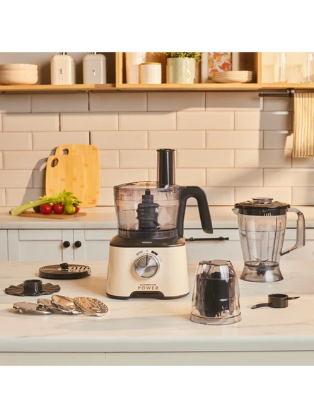 KARACA Mastermaid Power Multifunctional 10 in 1 Soft Cream Mutfak Robotu, Blender Seti 2000w ürün görseli