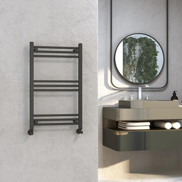 Lojimax Alüminyum Dekoratif Havlupan Lodos Style 700x400 mm 6 Dilim Dokulu Antrasit Gri|257 W Yüksek Isıl Güç | 5 Yıl Üretici Garantisi ürün görseli