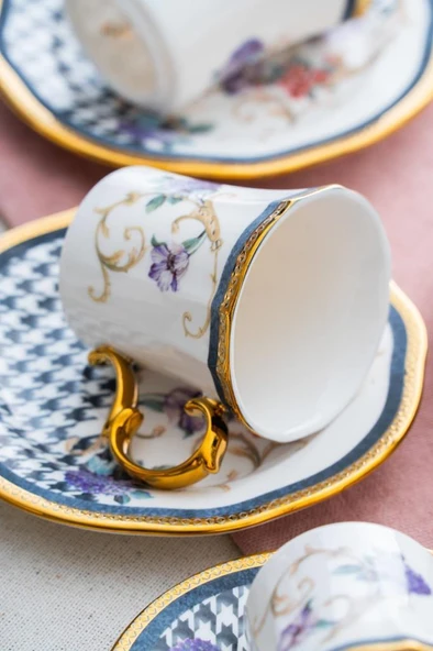 Breeze 6 Kişilik Kahve Fincanı Takımı - 90 ml - Resim 2