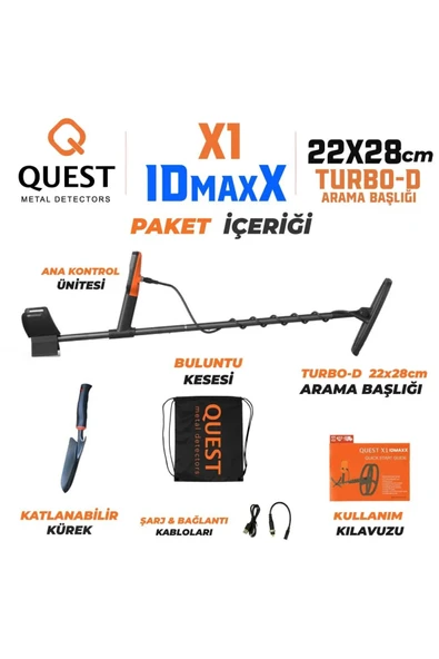 TRABZON DEDEKTÖR Quest X1 IDmaxX Dedektör ürün görseli 1