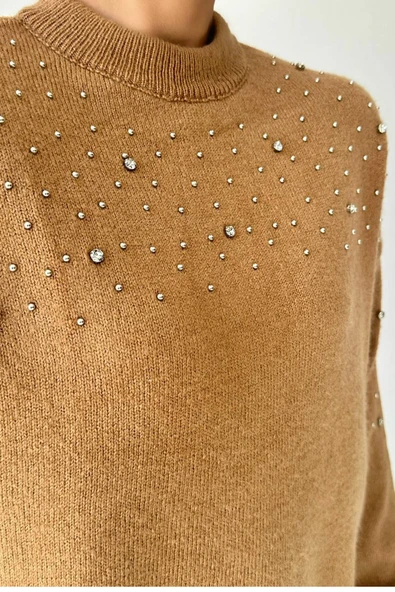 TK231106 QUSTYLE KAZAK DAĞINIK TAŞLI - Resim 7