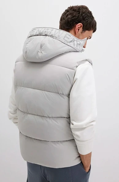 Mavi 0110089 Kapüşonlu Şişme Erkek Yelek - Resim 2