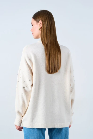 TK231106 QUSTYLE KAZAK DAĞINIK TAŞLI - Resim 11