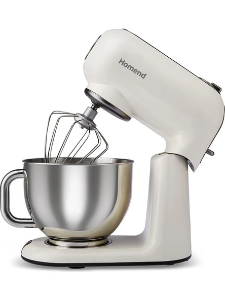HOMEND Vintage Profashion 3027H Stand Mikser Krem - Resim 3