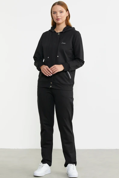 24K2207-76382 SEMENTA FERMUAR KAPAMALI KAPÜŞONLU EŞOFMAN TAKIMI ürün görseli