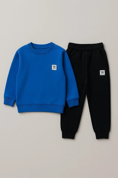 Cg Kids Lacivert Siyah Erkek ÇocukAltÜst Takım 3 iplik süper kalite - Resim 3