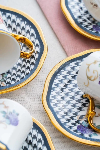 Breeze 6 Kişilik Kahve Fincanı Takımı - 90 ml - Resim 3