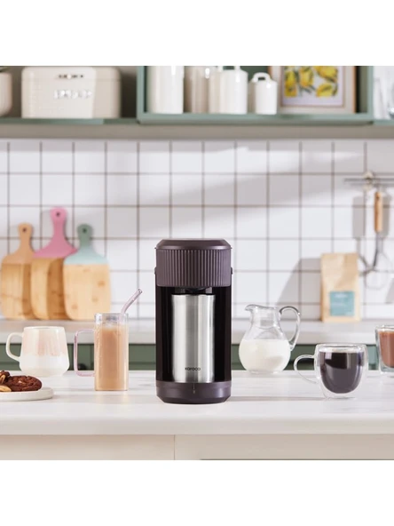 KARACA Mono Personal Filtre Kahve Makinesi Walnut Brown - Resim 2