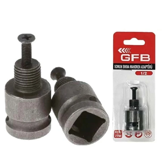 Gfb Somun Sıkma Matkap Mandren Adaptörü 3/8 - Resim 3