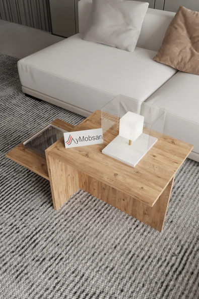 AYMOBSAN Elit Sehpa, Orta Sehpa, Yan Sehpa, Atlantik Çam - Resim 2