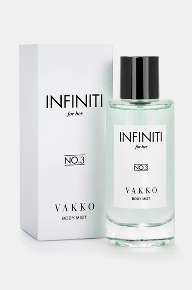 Vakko Infiniti For Her No.3 100 Ml Vücut Spreyi - Resim 2