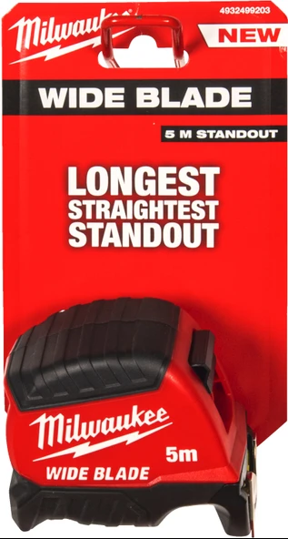 Milwaukee Şerit Metre Geniş Bıçak Nesil 2 5M/35MM 4932499203 - Resim 2