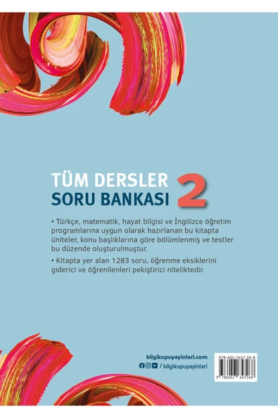 2.SINIF TÜM DERSLER SORU BANKASI -BİLGİ KÜPÜ ürün görseli