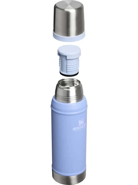 Stanley Klasik Vakumlu Açık Eflatun 0.75 lt Çelik Termos - Resim 3