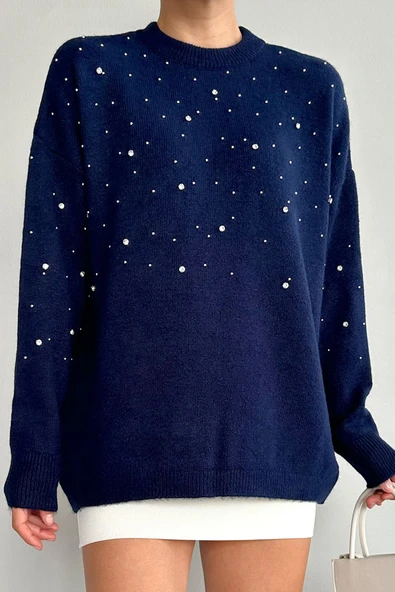 TK231106 QUSTYLE KAZAK DAĞINIK TAŞLI - Resim 4