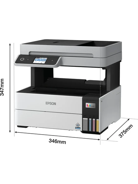 Epson EcoTank L6460 Wi-Fi + Tarayıcı + Fotokopi Renkli Çok Fonksiyonlu Tanklı Mürekkep Püskürtmeli Yazıcı OUTLET - Resim 2