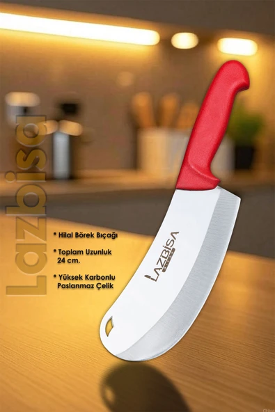 Silver Serisi Mutfak Bıçak Seti Pide Börek Pizza Salata Bıçağı Günlük Kullanım HDS-60 - Resim 2