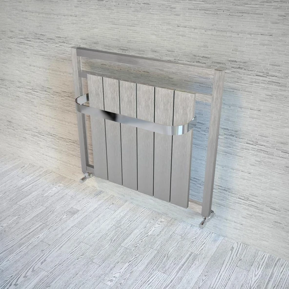 Lojimax Alüminyum Dekoratif Havlupan Linda 1465x645mm 4 Dilim İnoks  Fırçalı Eloksal  / İnoks  Fırçalı Eloksal |346 W Yüksek Isıl Güç | 5 Yıl Üretici Garantisi ürün görseli