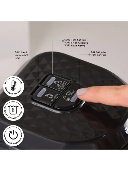 KARACA Hatır Hüps Quartz Sütlü Türk Kahve Makinesi Marine - Resim 2