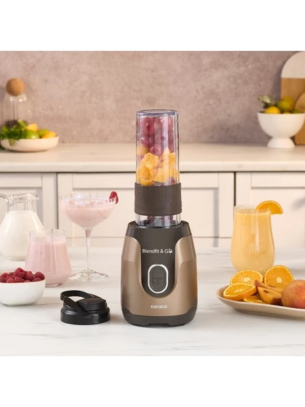 KARACA Blendfit Go Personal Kişisel Smoothie Blender Walnut Brown ürün görseli 1