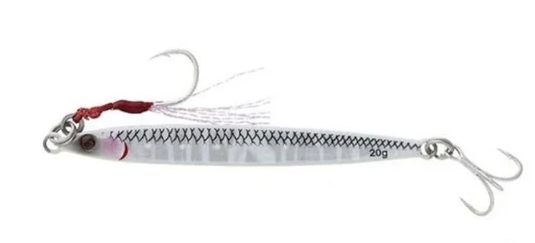 Savage Gear Sardine Slider Micro Jigs 8.5cm 20gr Sahte Balık White Glow ürün görseli 1
