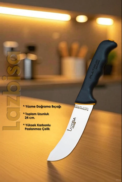 Platinum Serisi Mutfak Bıçak Seti Et Ekmek Sebze Salata Şef Bıçağı 3 Lü Set HDS-56 - Resim 4