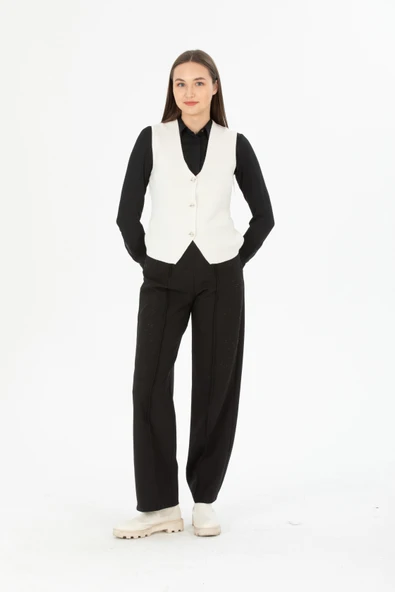 123200 SANFA V YAKA YELEK - Resim 2