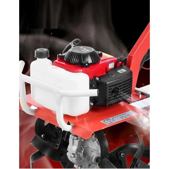 Benzinli 24 Bıçaklı 4 Hp 4 Zamanlı Mini Çapa Makinesi - Resim 3