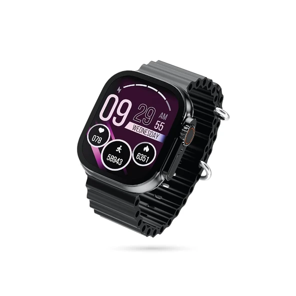 Polosmart PBS139 2.01 İnç Dokunmatik Ekran Akıllı Saat Dahili Hoparlör ve Mikrofon Siyah ürün görseli 1