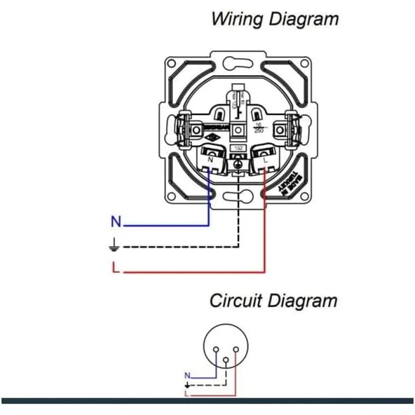 Quantum Siyah Topraklı Priz (ovivo) Çerçeve Hariçtir. - Resim 4