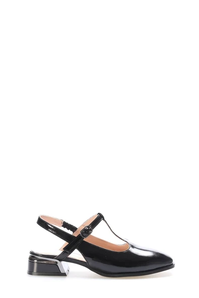 Hakiki Deri  Kadın Kısa Topuklu Ayakkabı 064ZA112 ürün görseli