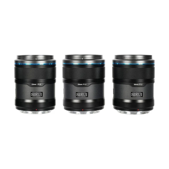 Sirui Sniper F/1.2 Autofocus 3-Lens Kit (Sony E, Siyah) - Resim 2