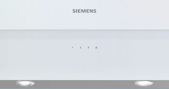 SIEMENS iQ300 Duvar Tipi Davlumbaz 90 cm Beyaz Cam Yüzey, Beyaz - Resim 3