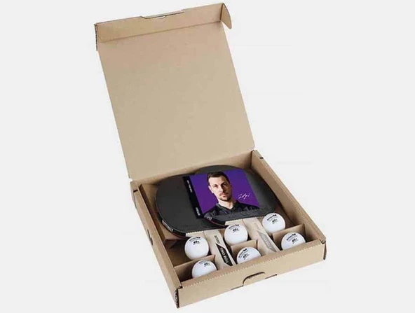 Butterfly Timo Boll 2 Raket 6 Top Masa Tenisi Raket Seti 85106 ürün görseli