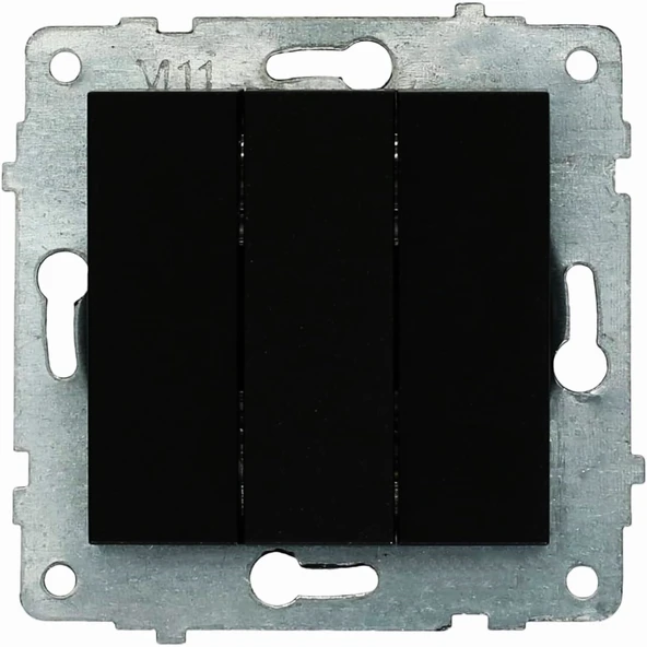 Ovivo Quantum Siyah Anahtar+3'lü Anahtar 2'li Set - Resim 2