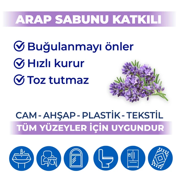 Bingo Yüzey Temizlik Havlusu Large Lavanta 96x3 (288 YAPRAK) - Resim 5