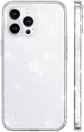 Cisteen Apple iPhone 15 Pro Max uyumlu Simli Magsafe Şarj Özellikli Şeffaf Sert PC SARARMAZ Kılıf ürün görseli 1