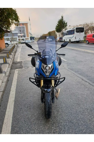 MOTOCAM CF MOTO 650 MT Siperlik Ön Cam 2025 Model 56cm Füme Renk 4mm UZUN CAM ürün görseli 1