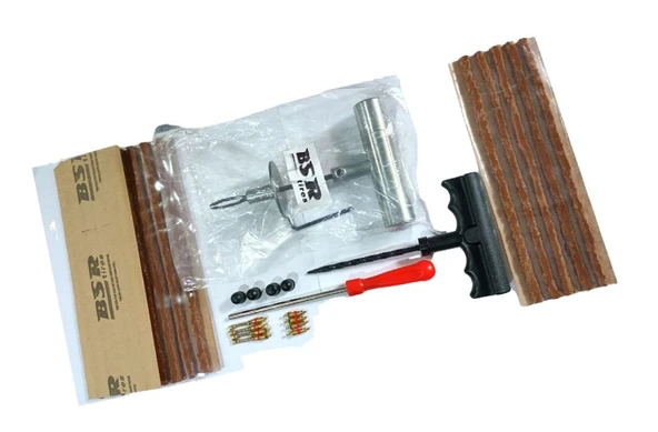 Dubleks Lastik Tamir Seti:15 Ad 20cm fitil, MetalFitilAtma,PlastikKanalAçıcı,İğne sökücü,İğne,kapak ürün görseli