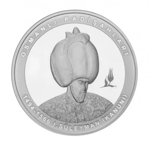 AgaKulche Kanuni Sultan Süleyman Osmanlı Gümüş Sikke Coin