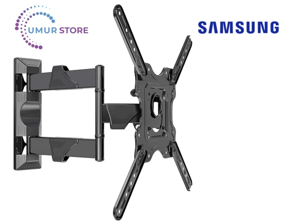 Samsung HG55AU800EE Crystal UHD 139 Ekran Uyumlu Lcd Led TV Hareketli Duvar Askı Aparatı ürün görseli 1